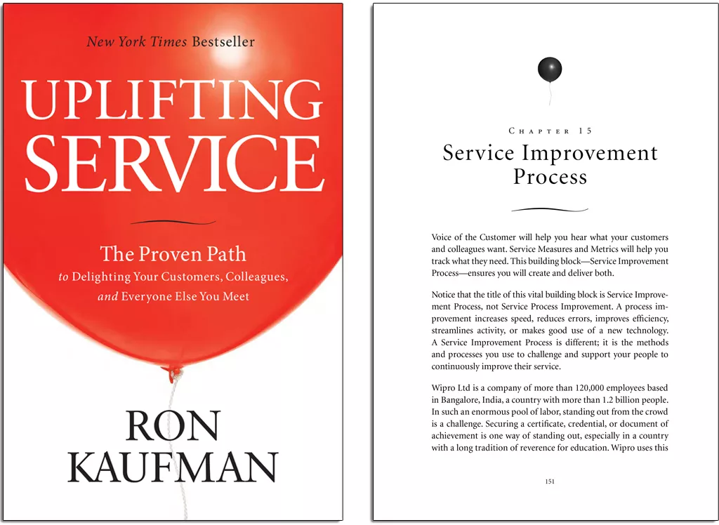 Uplifting Service Chapter 15 Service Improvement Process